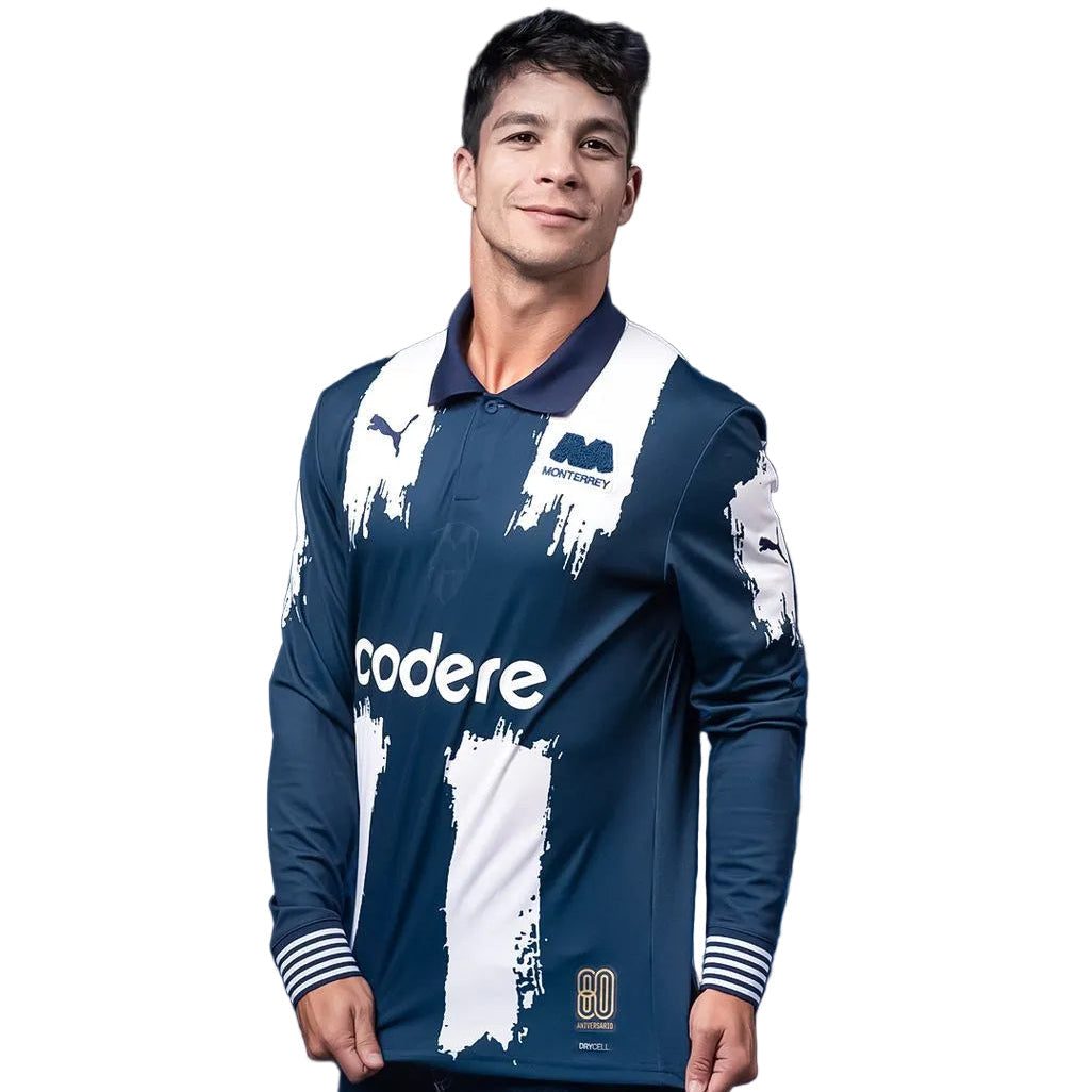 CF Monterrey Home Jersey - Long Sleeve