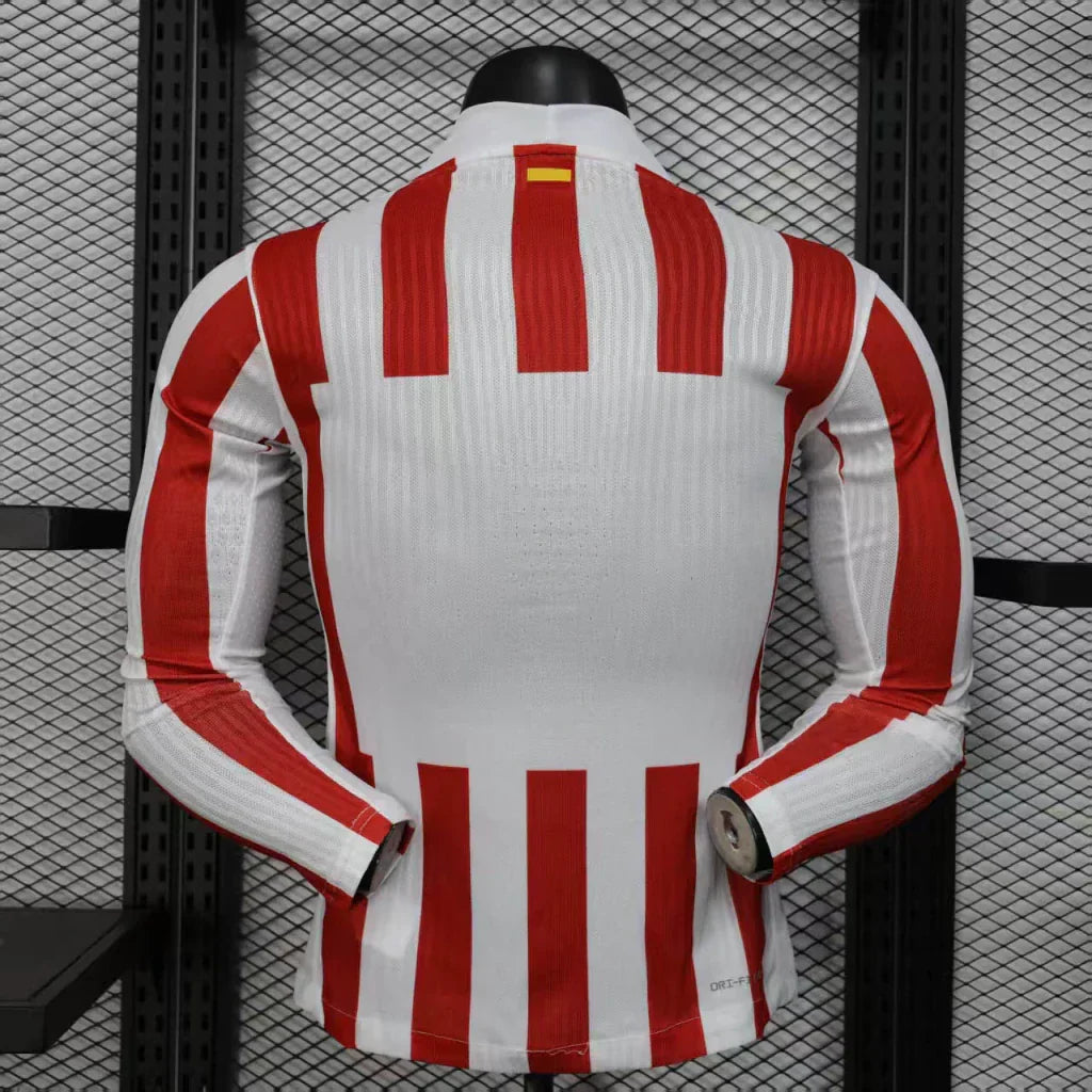 Atletico Madrid Player 25/26 Home Jersey - Long Sleeve