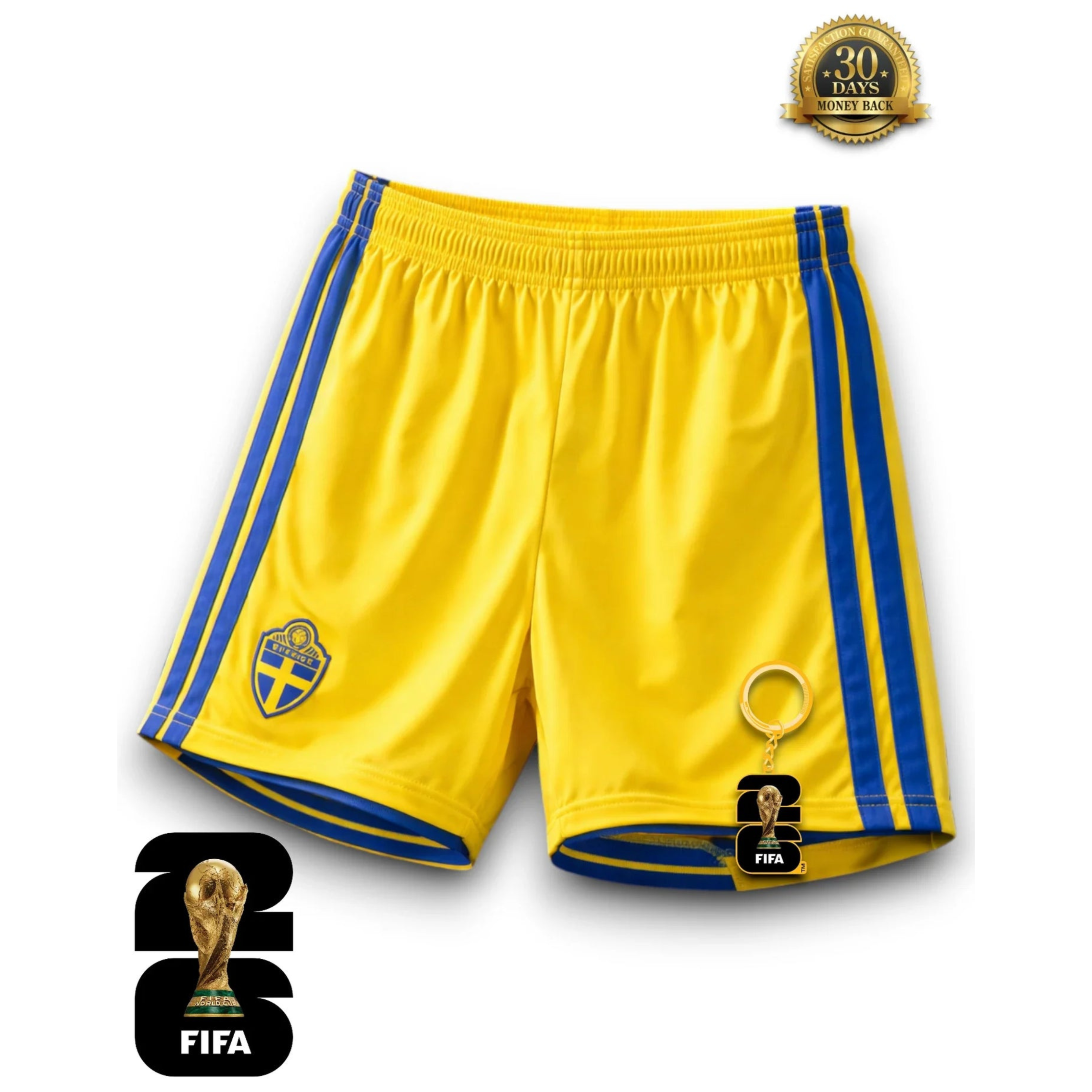 Sweden World Cup 2026 Shorts