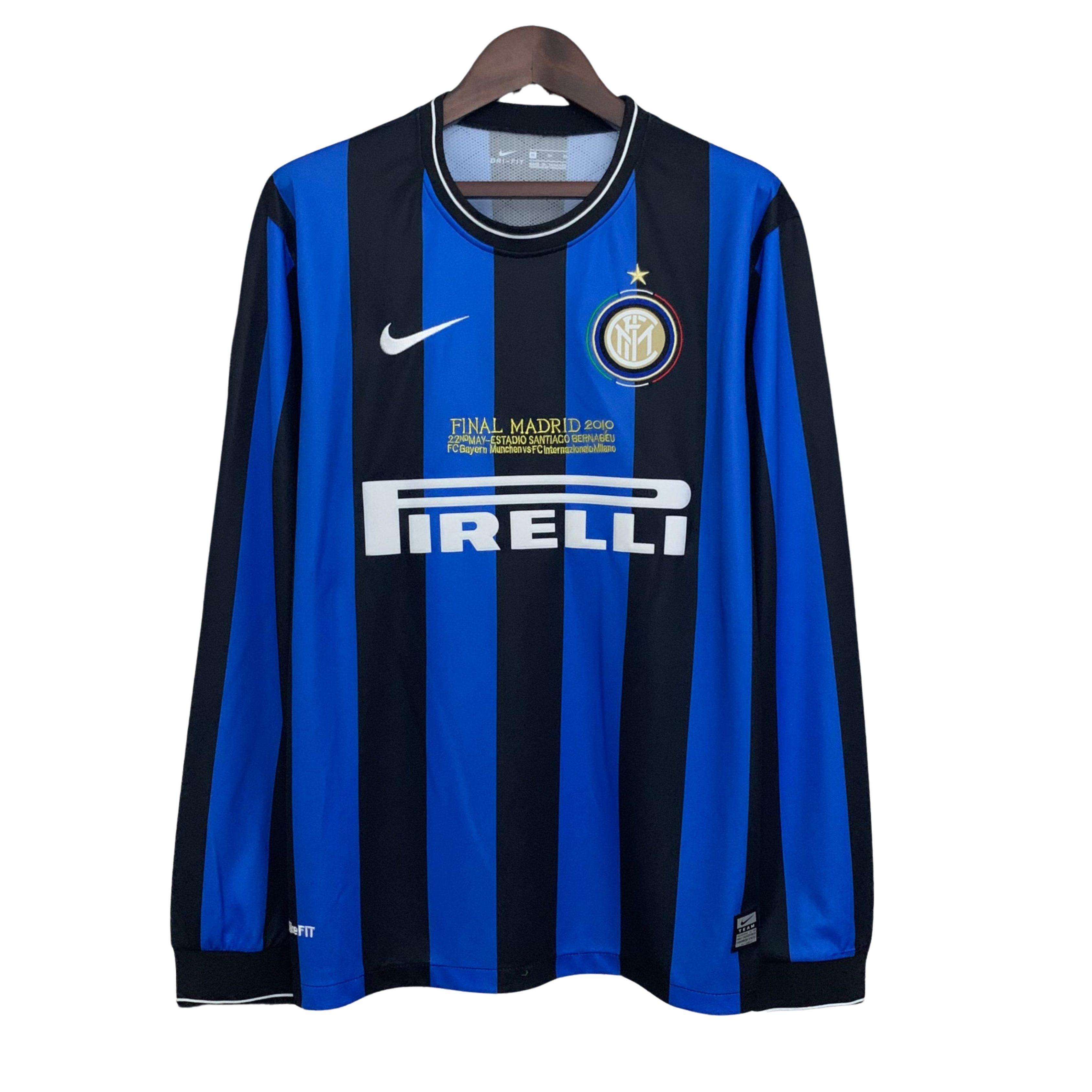 Inter Milan Retro 09/10 Home Jersey - Long Sleeve
