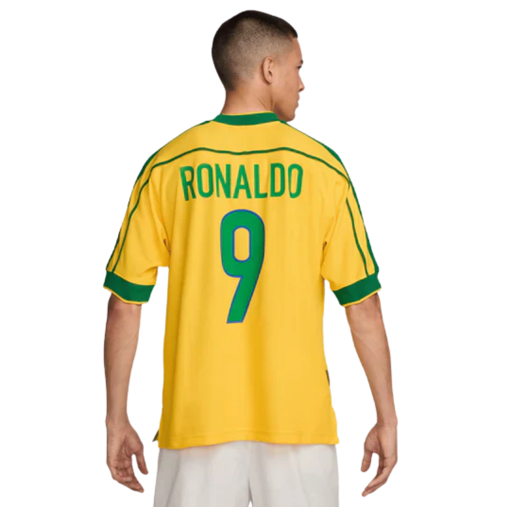 Brazil 1998/99 Retro Jersey - RONALDO #9