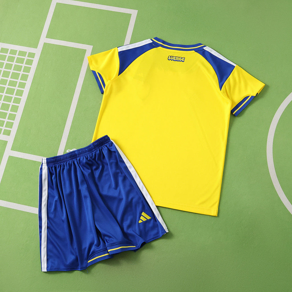 Kit Kids Sweden World Cup 2026 Jersey