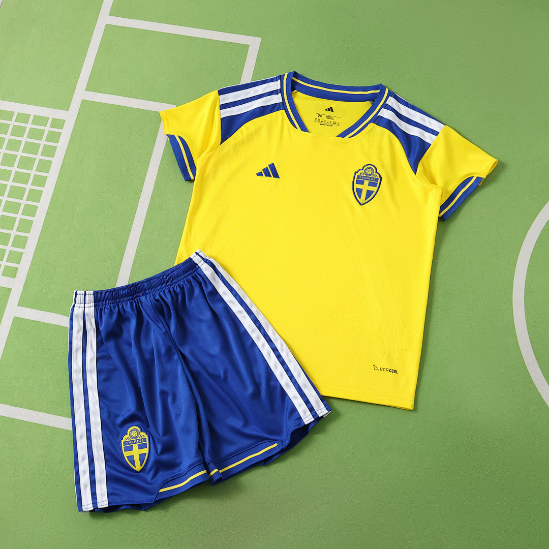Kit Kids Sweden World Cup 2026 Jersey
