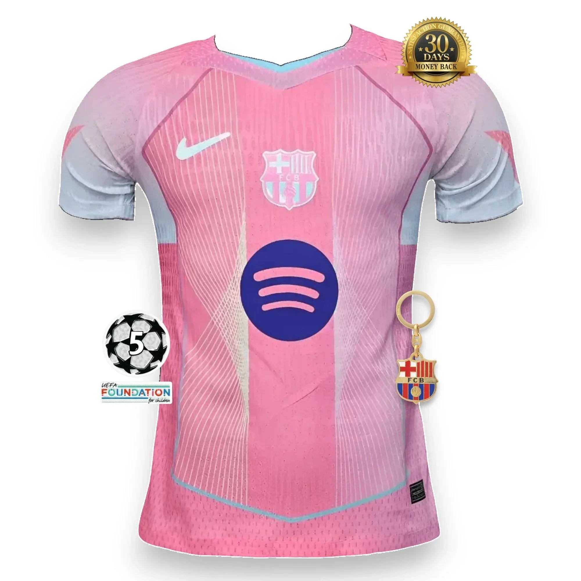 Barcelona Special Edition Player Version Jersey Pink 2025/26 Women's Fit