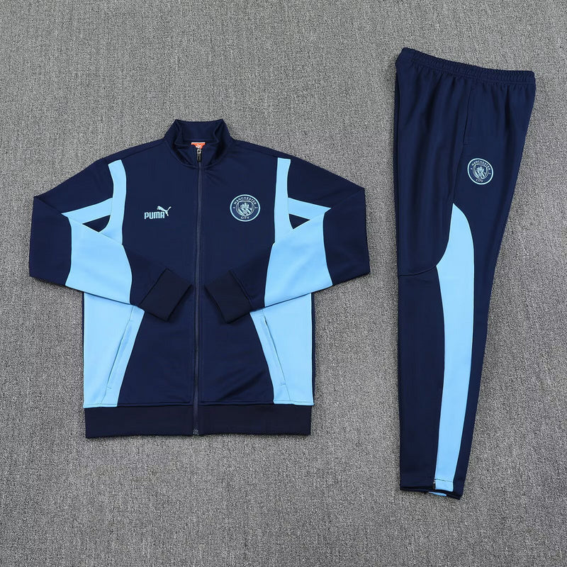 Manchester City 25/26 Winter Full-Zip Tracksuit Navy