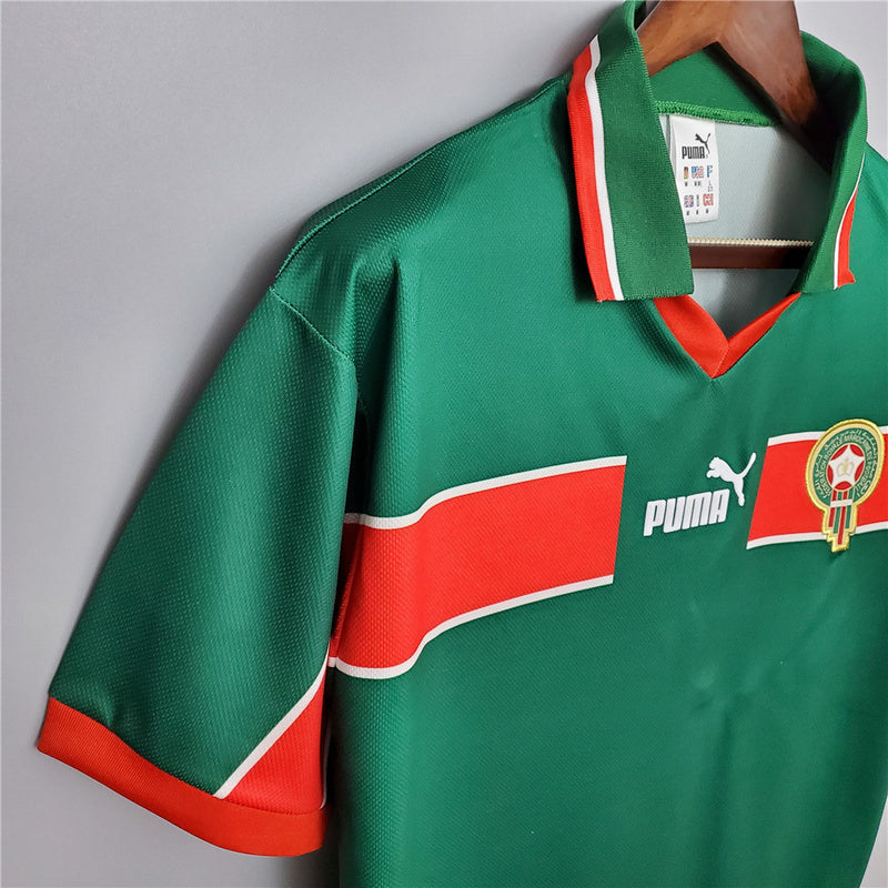 Morocco Retro 1998 Away Jersey - Green