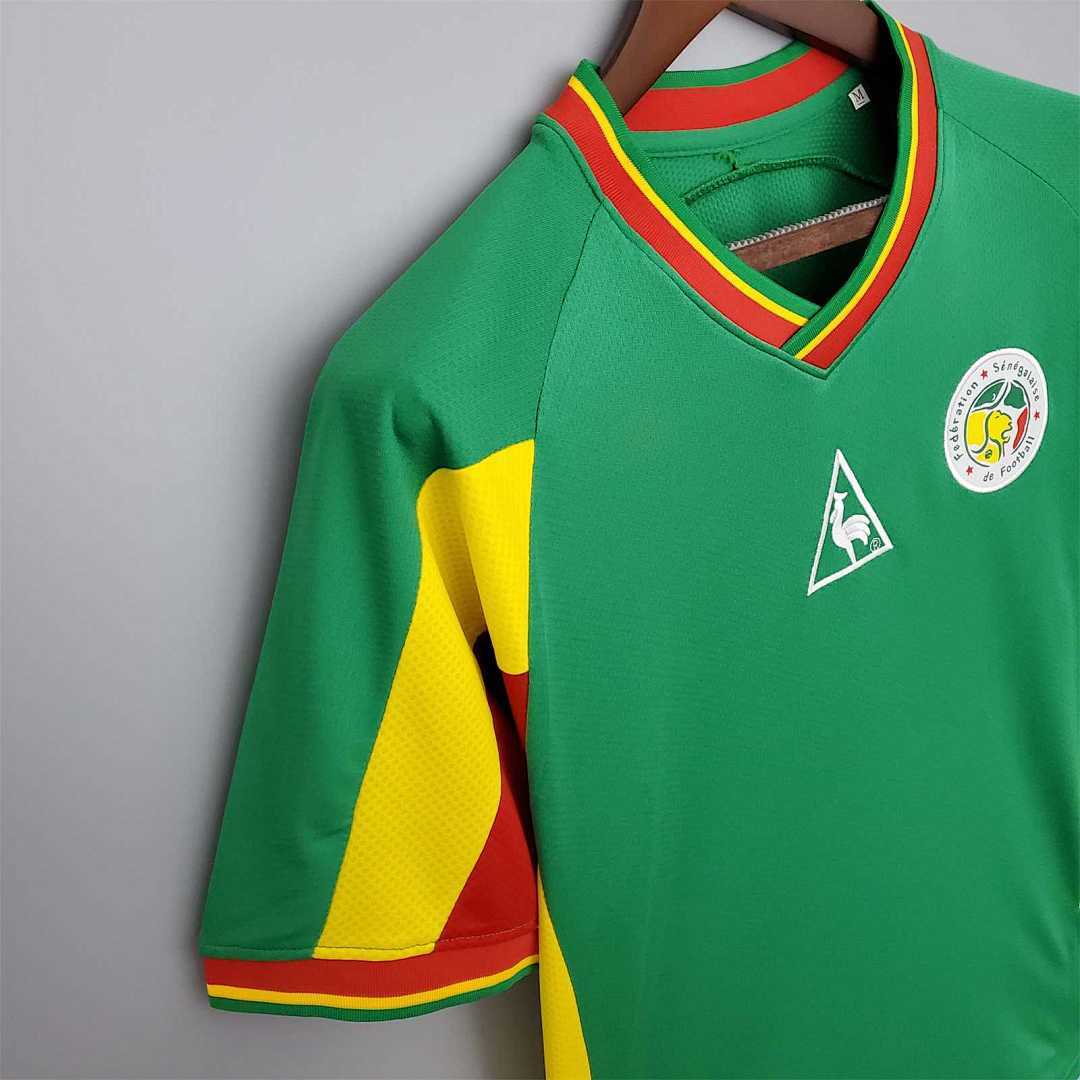 Senegal Retro 2002 Jersey Green