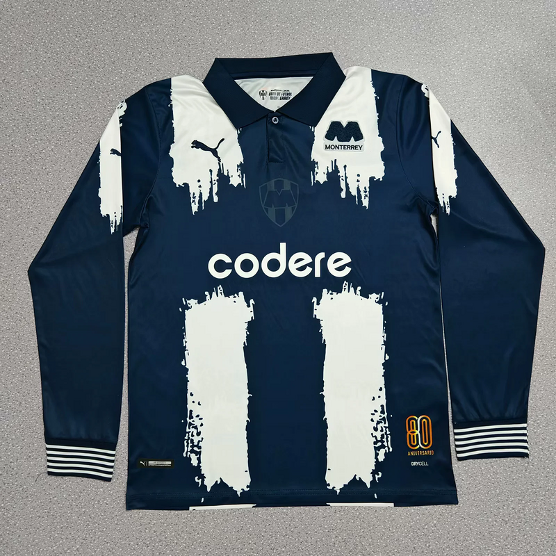 CF Monterrey Home Jersey - Long Sleeve