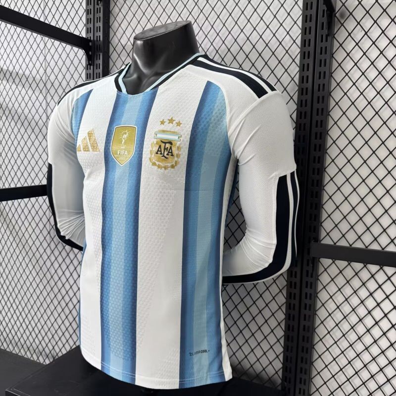 Argentina World Cup 2026 Home Jersey Player Version - Long Sleeve