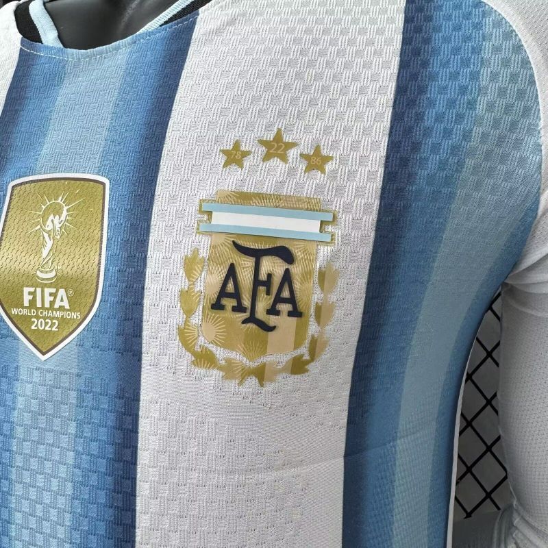 Argentina World Cup 2026 Home Jersey Player Version - Long Sleeve