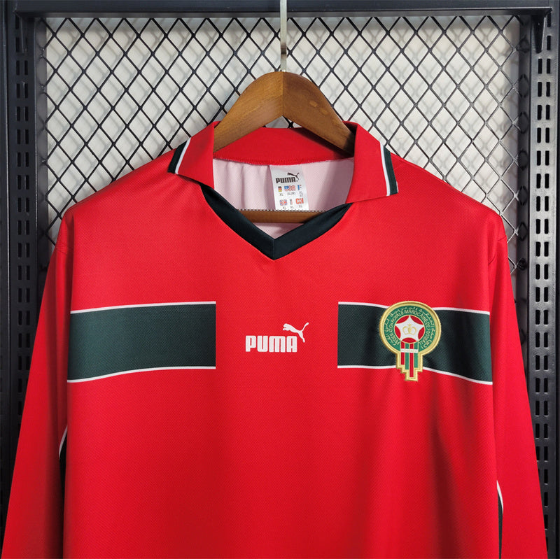 Morocco Retro 1998 Away Jersey - Long Sleeve