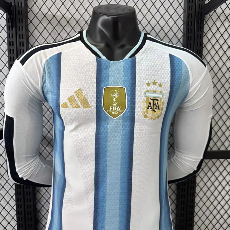 Argentina World Cup 2026 Home Jersey Player Version - Long Sleeve