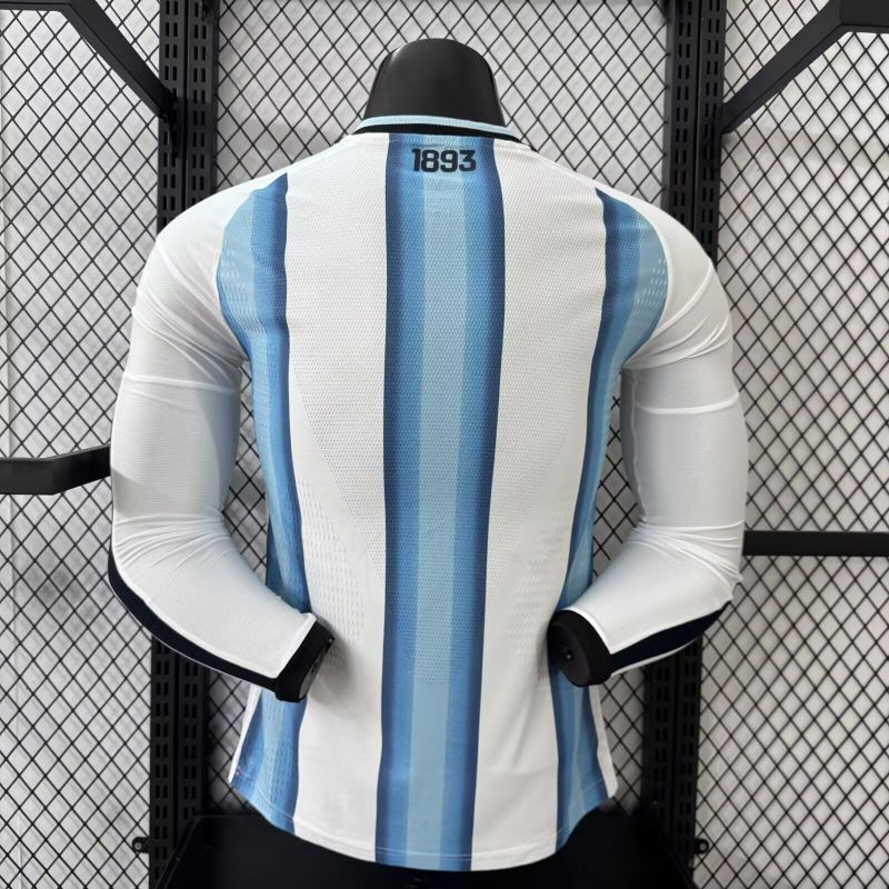 Argentina World Cup 2026 Home Jersey Player Version - Long Sleeve