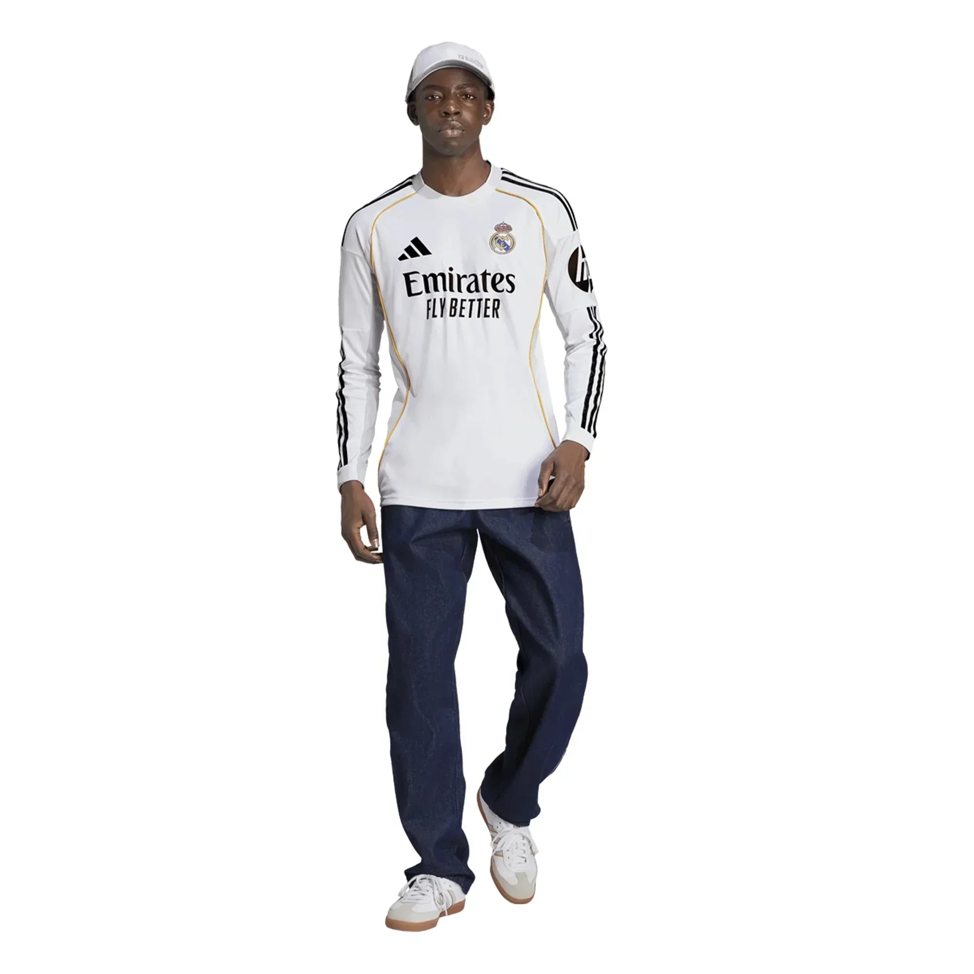 Real Madrid 2025/26 Home Long Sleeves Jersey