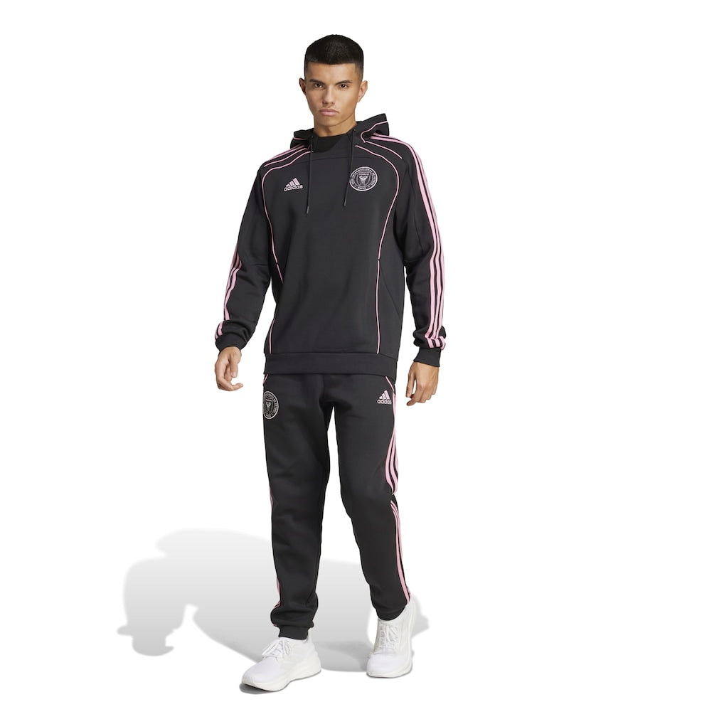 Inter Miami Black 2025 Travel Pullover Hoodie