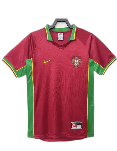 Portugal 1998 Home Jersey - Retro Version