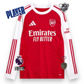 Arsenal Player Home Jersey 2025/26 Long Sleeve