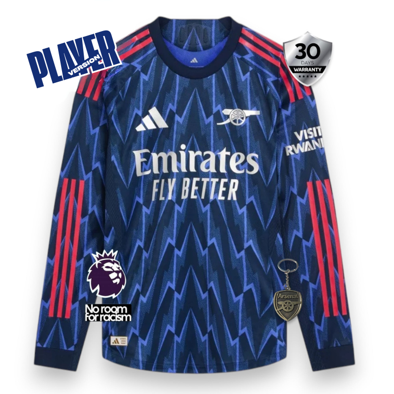 Arsenal Player Away Jersey 2025/26 Long Sleeve