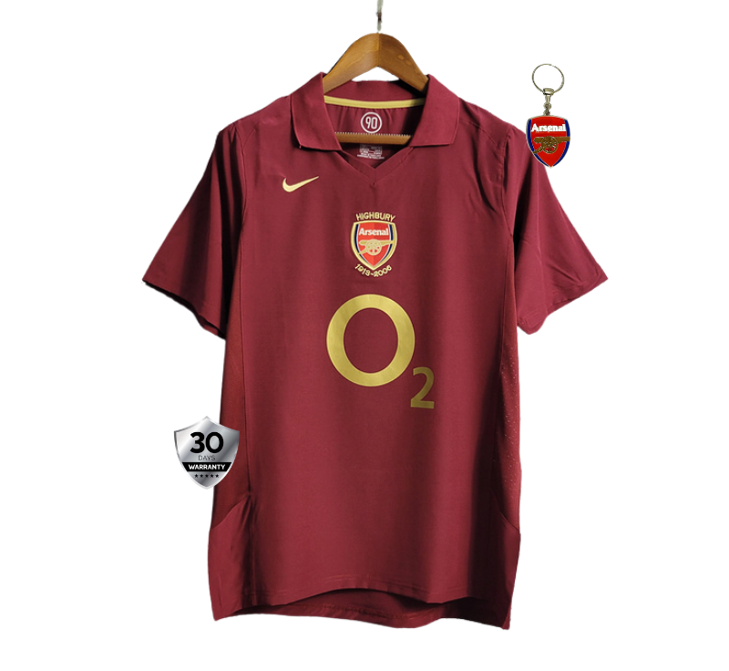 Arsenal Retro Jersey Home 2005/06