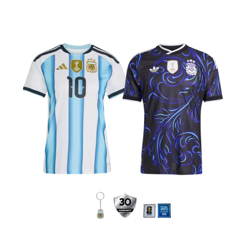 COMBO Argentina World Cup 2026 Home + Away Jerseys