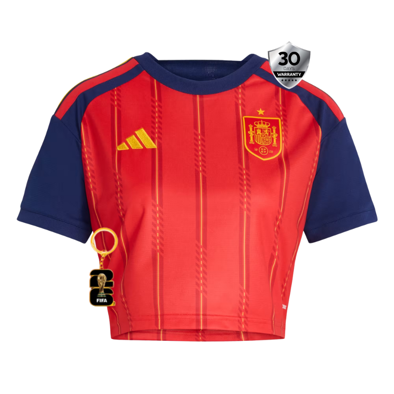 Spain Home Cropped Jersey WC 2026